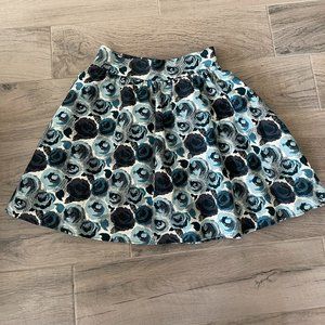 H&M Floral Skirt with Pockets